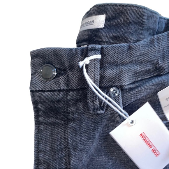NWT Good American Good Classic Jeans in Black - Picture 5 of 10